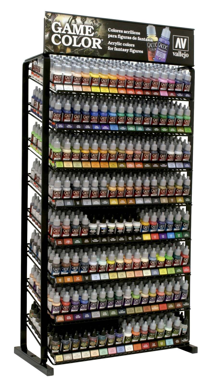 Vallejo Game Colour - Complete Range Display (Stand with Paints