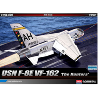 Academy 1/72 USN F-8E VF-162 "The Hunters" Plastic Model Kit [12521]