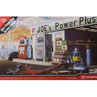 Academy 1/24 Joe's Power Plus Gas Service Station Le: Plastic Model Kit