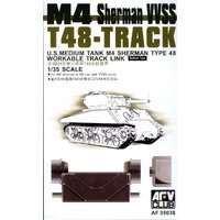 AFV Club 1/35 T48 Track For M4 Sherman/M3 Lee VVSS Series Conversion Kit [AF35038]