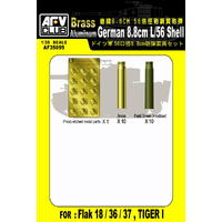 AFV Club 1/35 German 8.8cm L/56 Shell Case (Brass) Plastic Model Kit [AF35095]