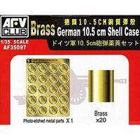 AFV Club 1/35 German10.5cm Shell Case (Brass) Plastic Model Kit [AF35097]