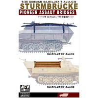 AFV Club 1/35 Pioneer Assault Bridge For Sd.Kfz.25 Plastic Model Kit [AF35112]