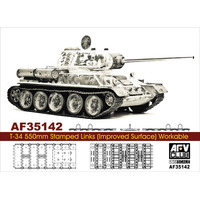 AFV Club 1/35 T-34 550mm Stamped Links Type 1941 (Workable) Plastic Model Kit [AF35142]