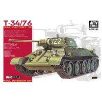 AFV Club 1/35 T-34/76 1942 Factory 112 (Superb Detailed Interior) Plastic Model Kit [AF35143]