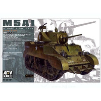 AFV Club 1/35 M5A1 Stuart Light Tank- Late Type Plastic Model Kit [AF35161]