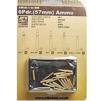 AFV Club 1/35 6 Pdr. (57mm) Ammo Plastic Model Kit [AF35174]