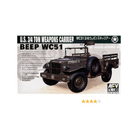 AFV Club 1/35 Wc51 3/4T Weapons Carrier Plastic Model Kit [AF35S15]