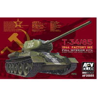 AFV Club 1/35 T-34/85 Model 1944 Factory No.183 (Clear Turret & Upper Hull, Interior Kit) [AF35S55]