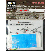 AFV Club 1/35 Sticker, Anti Reflection Coating On Periscope, For Stryker [AC35011]