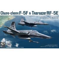 AFV Club 1/48 Chung-Cheng F-5F & Tigergazer RF-5E (2 models set) Plastic Model Kit [AR48S11]