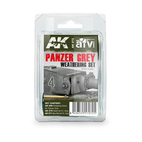 AK Interactive Weathering: Early Panzers Weathering Enamel Paint Set