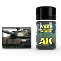 AK Interactive Weathering: Wash For Nato Vehicles 35ml Enamel Paint