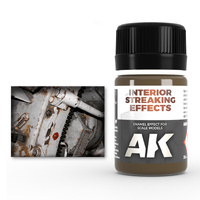 AK Interactive Weathering: Interior Streaking Grime 35ml Enamel Paint