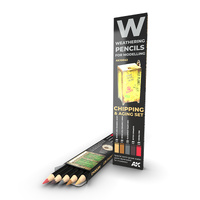 AK Interactive Weathering: Chipping Watercolour Pencil Set