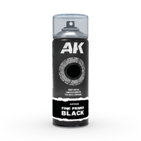 AK Interactive Fine Primer Black - Spray Paint 400ml