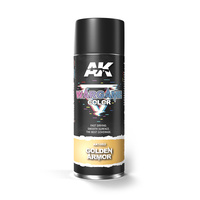 AK Interactive Golden Armor Spray Paint 400ml