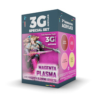 AK Interactive Wargame: Magenta Plasma And Glowing Effects Acrylic Paint Set 3rd Generation