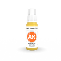 AK Interactive Radiant Yellow Acrylic Paint 17ml 3rd Generation