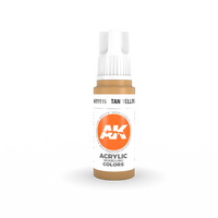 AK Interactive Tan Yellow Acrylic Paint 17ml 3rd Generation