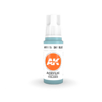 AK Interactive Sky Blue Acrylic Paint 17ml 3rd Generation