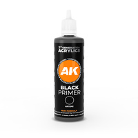 AK Interactive Black Primer 100ml 3rd Generation