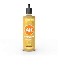 AK Interactive Dunkelgelb RAL 7028 Dark Yellow Surface Primer 100ml 3rd Generation