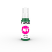 AK Interactive Colour Punch: Greenskin Punch 17 ml Acrylic Paint 3rd Generation