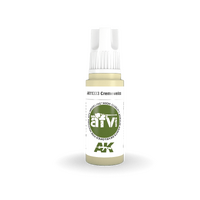 AK Interactive AFV Series: Cremeweiss Acrylic Paint 17ml 3rd Generation