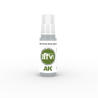 AK Interactive AFV Series: French Army Grey-Blue Acrylic Paint 17ml 3rd Generation