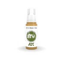 AK Interactive AFV Series: Mustard Yellow Acrylic Paint 17ml 3rd Generation