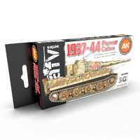 AK Interactive AFV Series: German War Colors 37-44 Acrylic Paint Set 3rd Generation