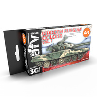 AK Interactive AFV Series: Modern Russian Colours Vol 1 Acrylic Paint Set 3rd Generation