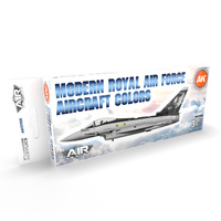 AK Interactive Air Series: Modern Royal Air Force Aircraft Colors Acrylic Paint Set 3rd Generation