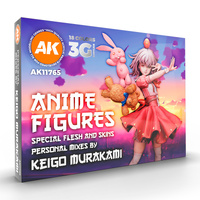 AK Interactive Signature Set: Anime Figures - Special Flesh And Skins - Keigo Murakami Acrylic Paint Set 3rd Generation