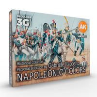 AK Interactive Signature Set: Historical Napoleonic Colors - Gabriele Esposito Acrylic Paint Set 3rd Generation