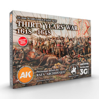 AK Interactive Signature Set: Thirty Years War 1618-1648 Archiduque Acrylic Paint Set 3rd Generation