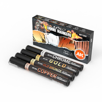 AK Interactive Metallic Markers 4 Colour Set