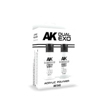 AK Interactive Dual Exo Xtreme White & Robot White Paint Set