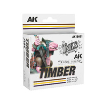 AK Interactive The INKS: Timber Colors Set Acrylic Ink Set (3 Colours)