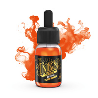 AK Interactive The INKS: Fluor Orange  30ml Acrylic Ink