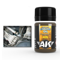 AK Interactive Weathering: Aircraft Engine Oil 35ml Enamel Paint