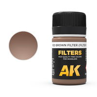 AK Interactive Weathering: Dark Filter For Wood 35ml Enamel Paint