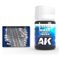 AK Interactive Weathering: Wash For Grey Decks 35ml Enamel Paint