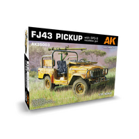 AK Interactive 1/35 FJ43 Pickup with SPG-9.  RECOILLESS GUN Plastic Model Kit/