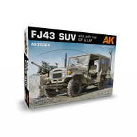 AK Interactive 1/35 FJ43 SUV with Soft top IDF & LAF Plastic Model Kit