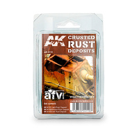 AK Interactive Weathering: Crusted Rust Deposits Enamel Paint Set