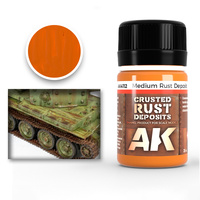 AK Interactive Weathering: Medium Rust Deposit 35ml Enamel Paint