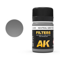 AK Interactive Weathering: Neutral Grey Filter 35ml Enamel Paint