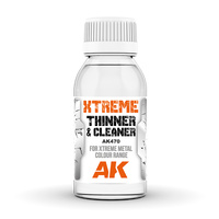 AK Interactive Xtreme Cleaner & Thinner For Xtreme Metal Colour Range 100ml